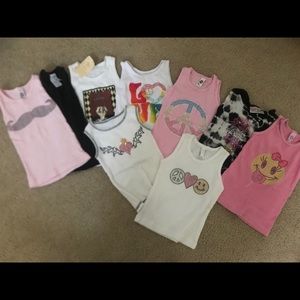 lot of 10 boutique tanks